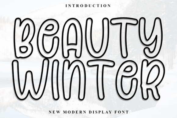 Beauty Winter Font for Creative Makers