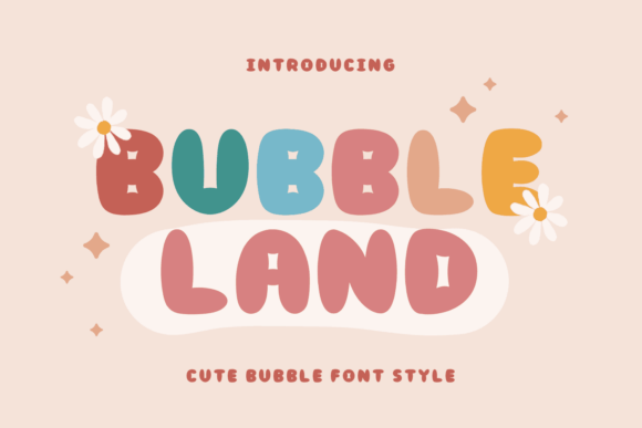 Bubbleland Font for Playful Web Design
