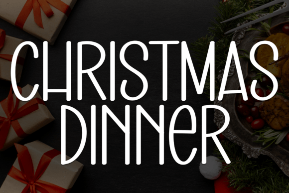 Christmas Dinner Font Review
