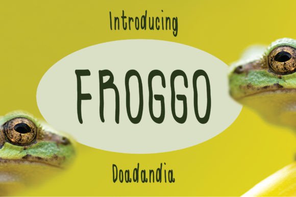 Froggo Font: A Magical Touch for Display Design