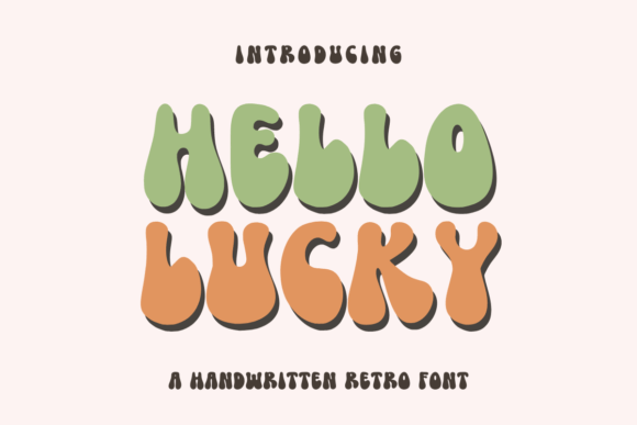 Hello Lucky: A Playful Display Font for Editorial Design