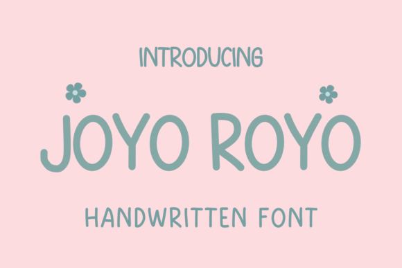 Joyo Royo: A Quirky Display Font for Editorial Design and Publication Branding