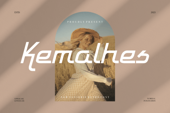 Kemalhes: Avant-Garde Display Font for Scroll-Stopping Content