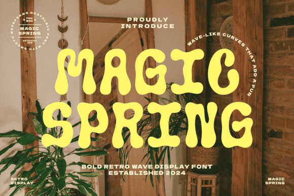 Magic Spring Font for Bold Branding