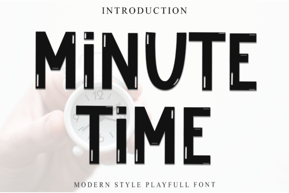 Minute Time Font for Bold Campaigns