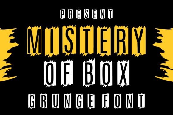 Mistery of Box Font: A Grunge Display Typeface for Brands