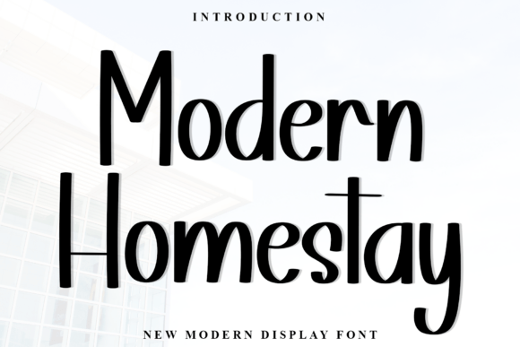 Modern Homestay Font for Creative Makers