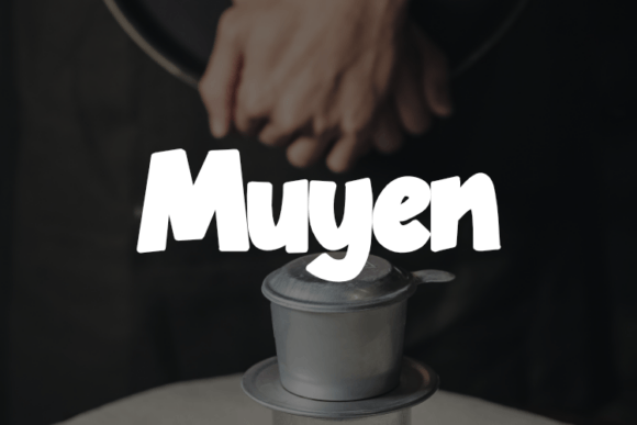 Muyen Font for Editorial Design