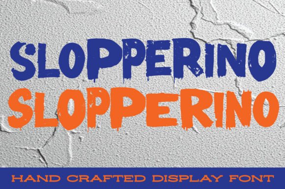 Slopperino Font for Bold Web Design