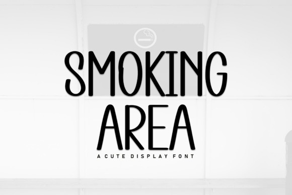 Smoking Area Font Review