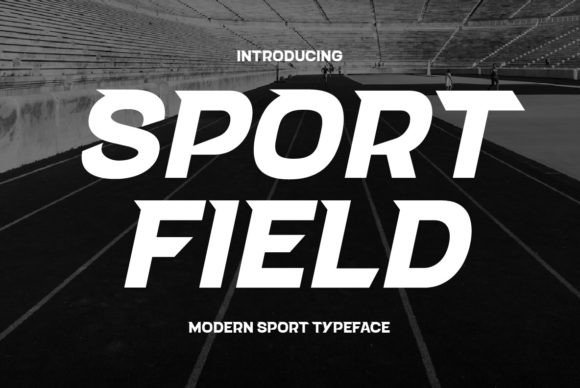 Sport Field: A Bold Display Typeface for Digital Sports Design