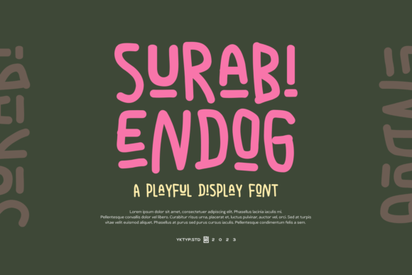 Surabi Endog: A Fun Font for Web Design