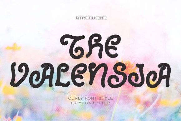 The Valensia Display Font for Whimsical Web Design