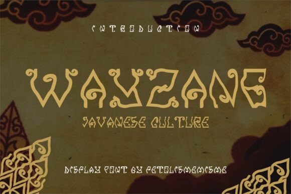 Wayzang Font for Creative Makers