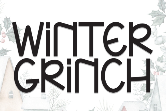 Winter Grinch Font