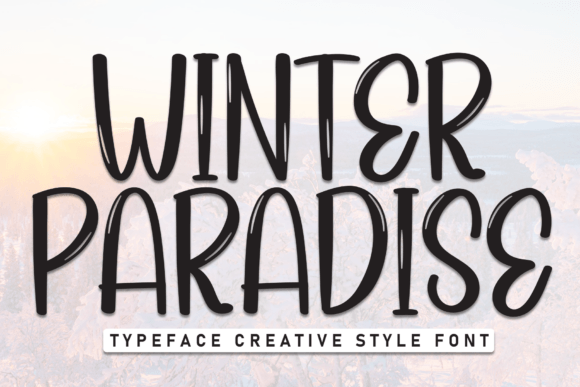 Winter Paradise Font Review
